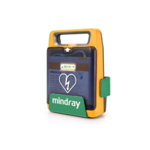 Supporto murale verde per DAE BeneHeart Serie C