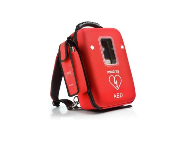 Zaino rosso per DAE BeneHeart Serie C